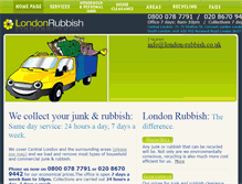 Tablet Screenshot of london-rubbish.co.uk